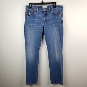 Madewell the slim boyjean lightwash jeans 29